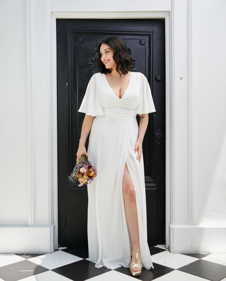 Vestido Largo de Novia Cristina Ivory