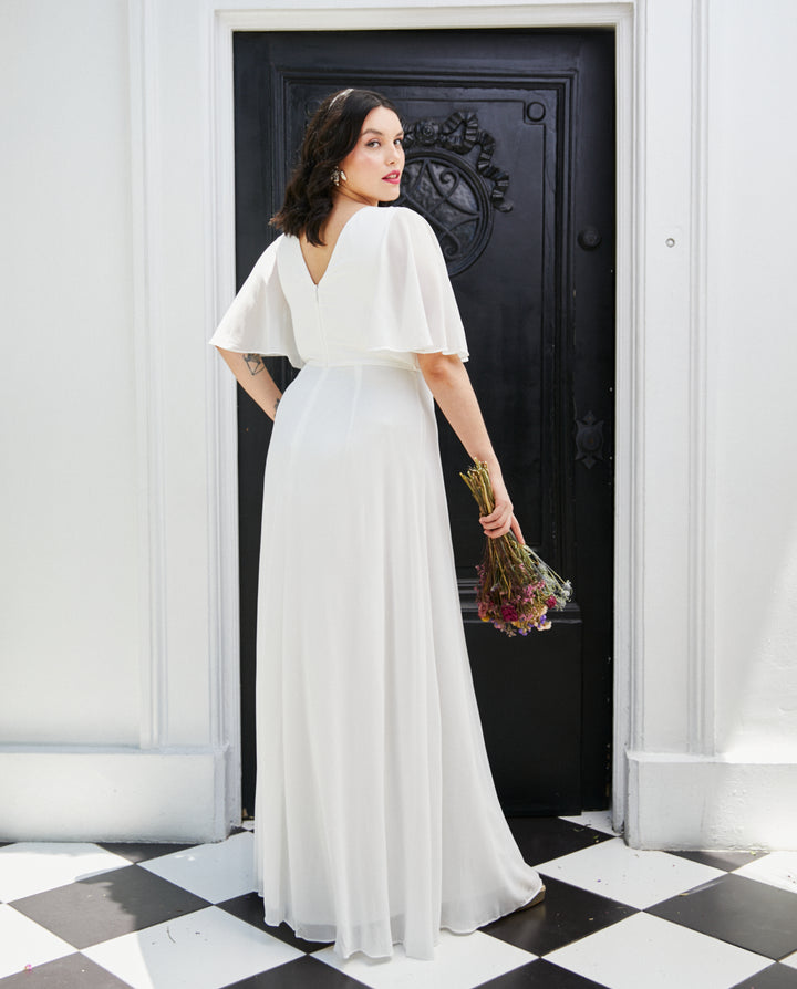 Vestido Largo de Novia Cristina Ivory