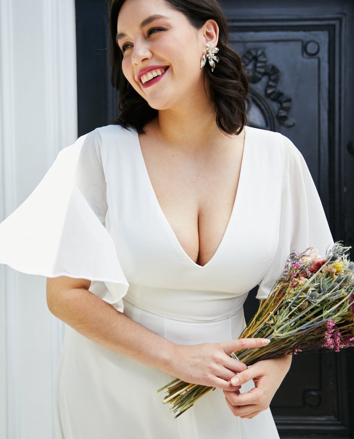 Vestido Largo de Novia Cristina Ivory