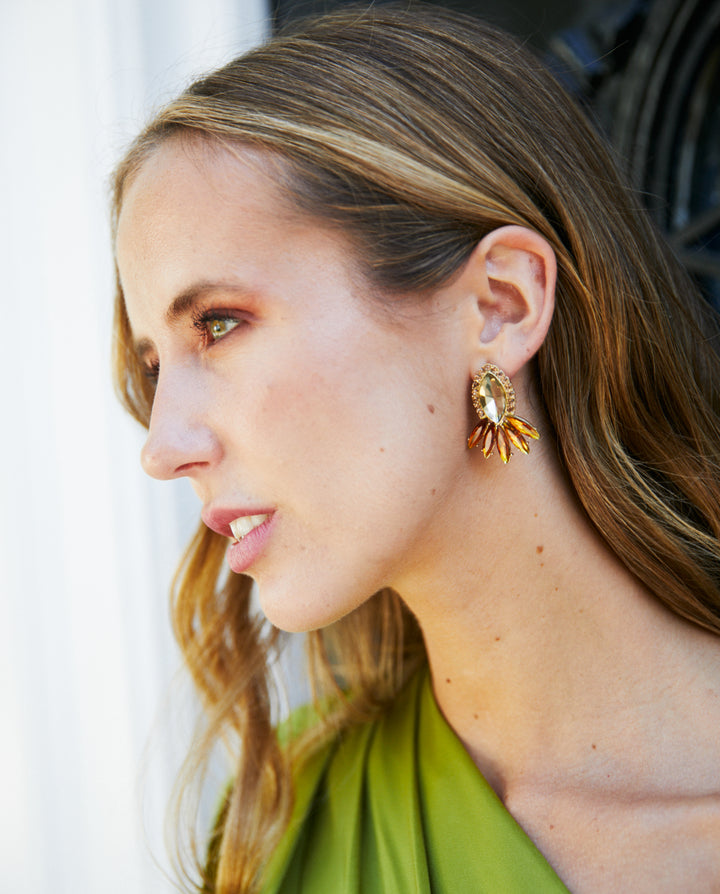 Vestido Largo de Fiesta Carolina Verde Limón