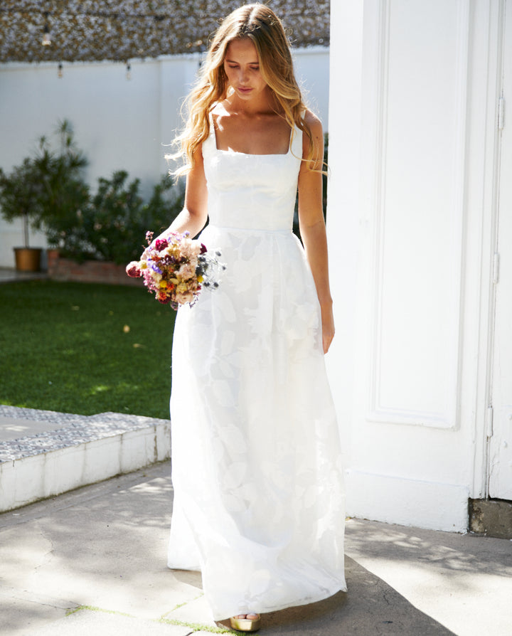 Vestido Largo de Novia Anahi Ivory