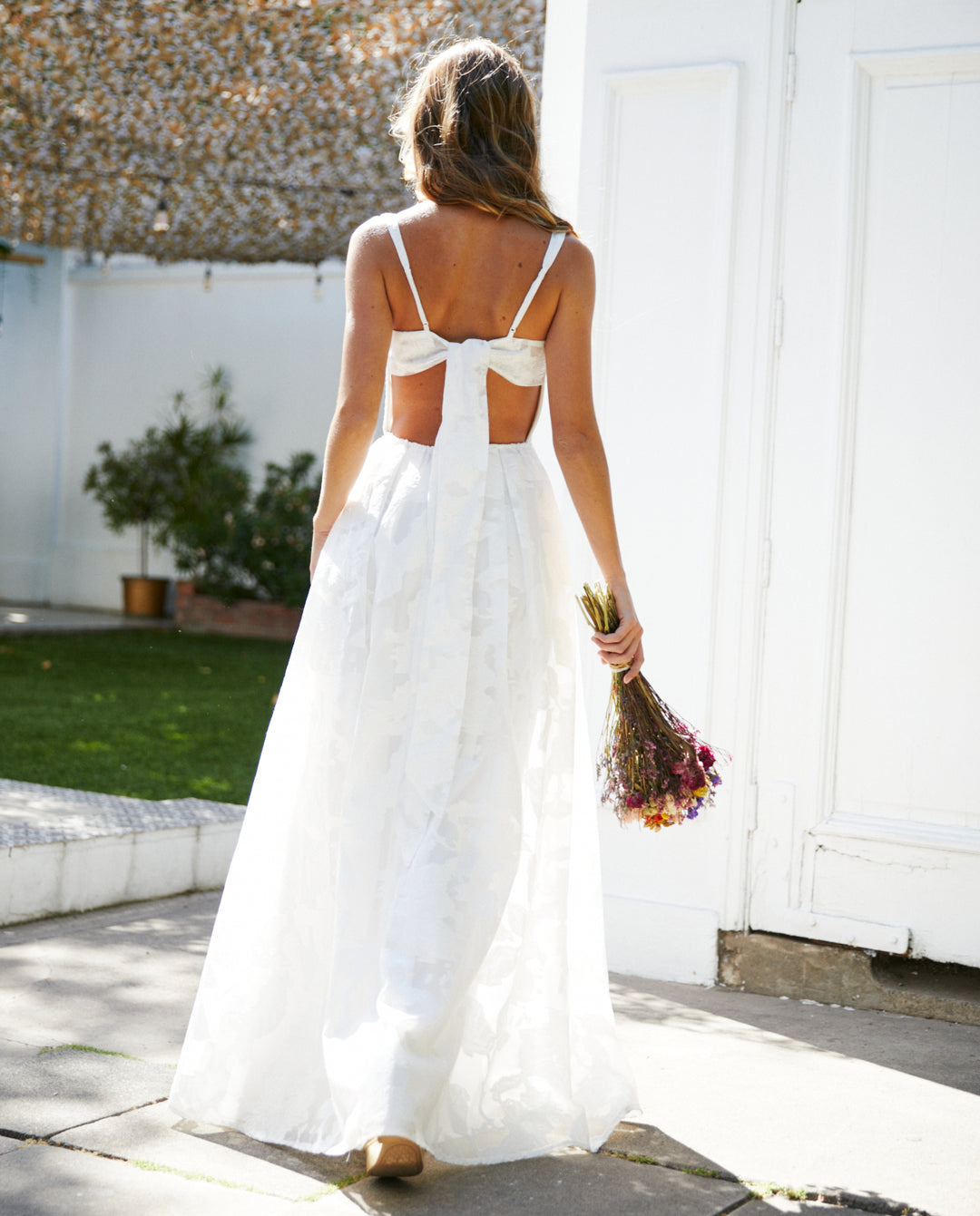 Vestido Largo de Novia Anahi Ivory