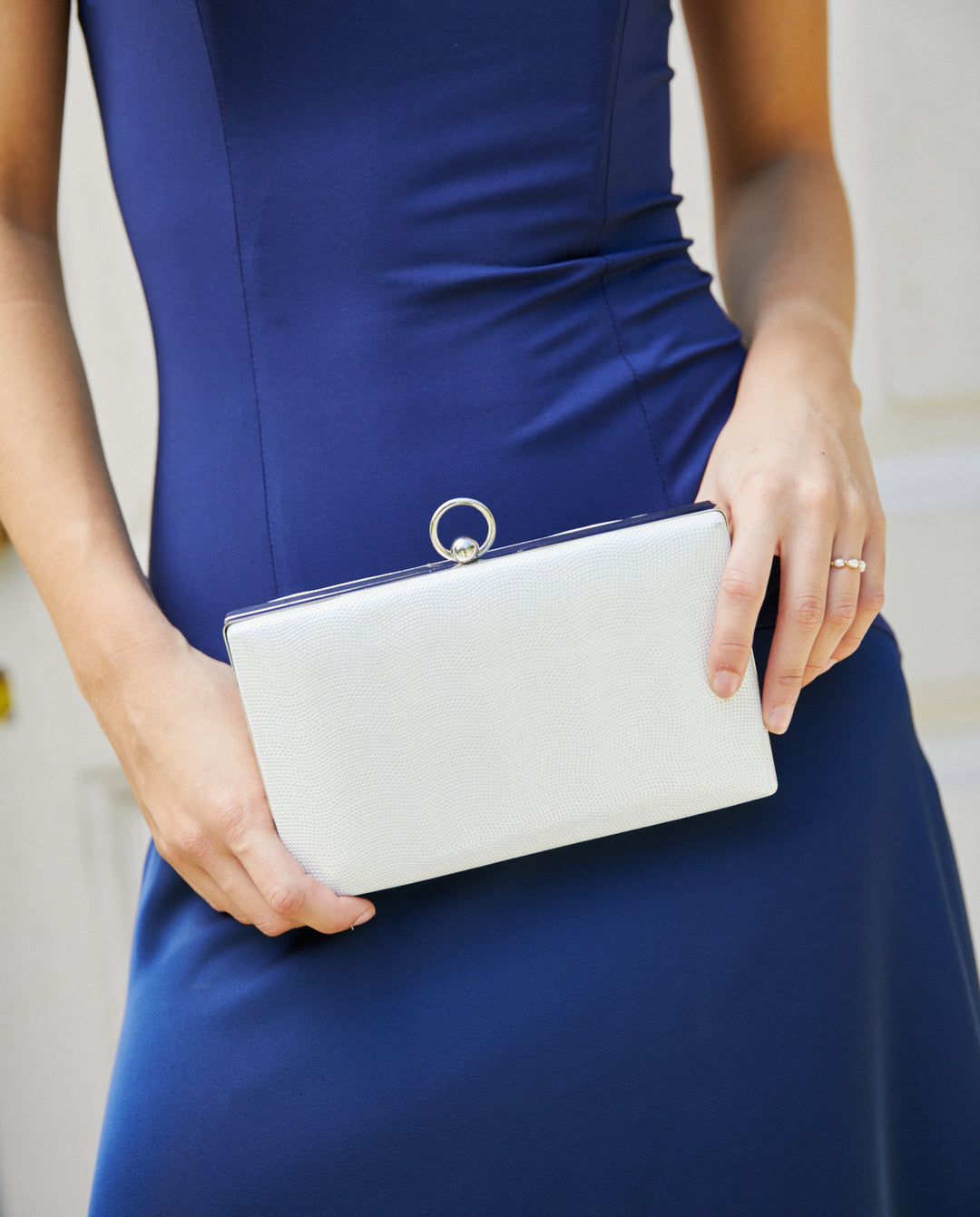 Vestido Largo de Fiesta Amaya Azul Oscuro