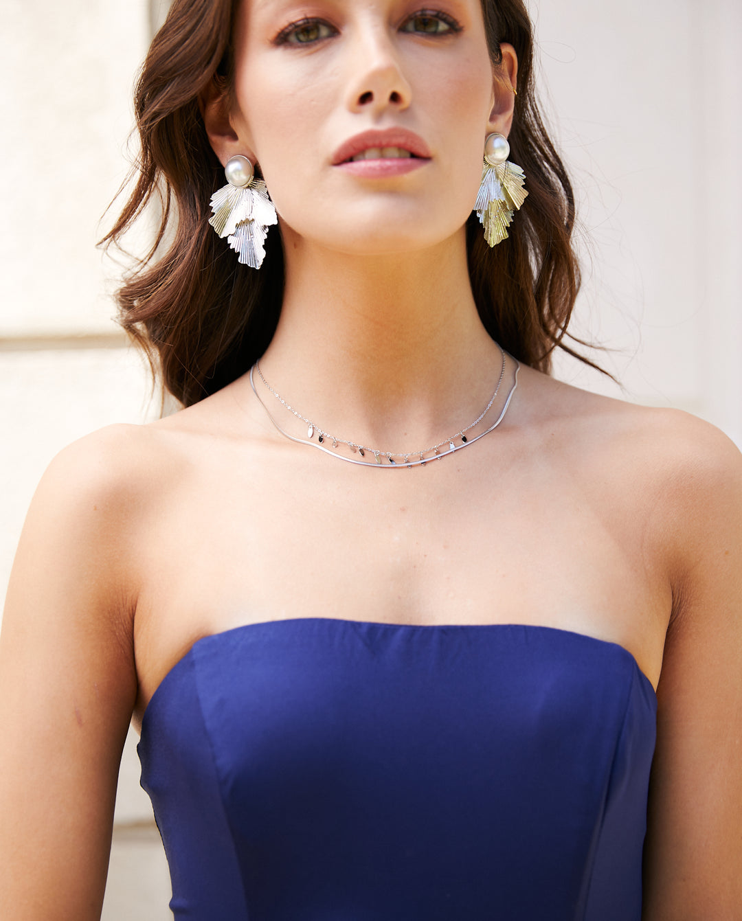 Collar Elisa Plateado