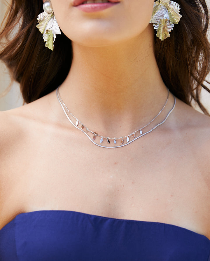 Collar Elisa Plateado