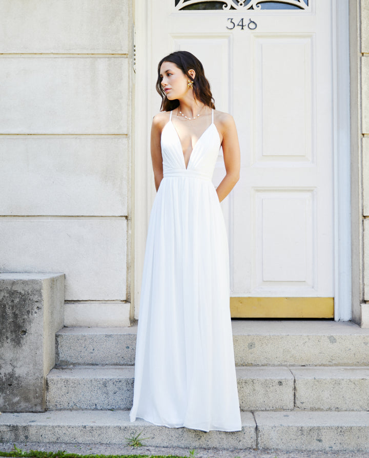 Vestido Largo de Novia Laura Gasa Ivory