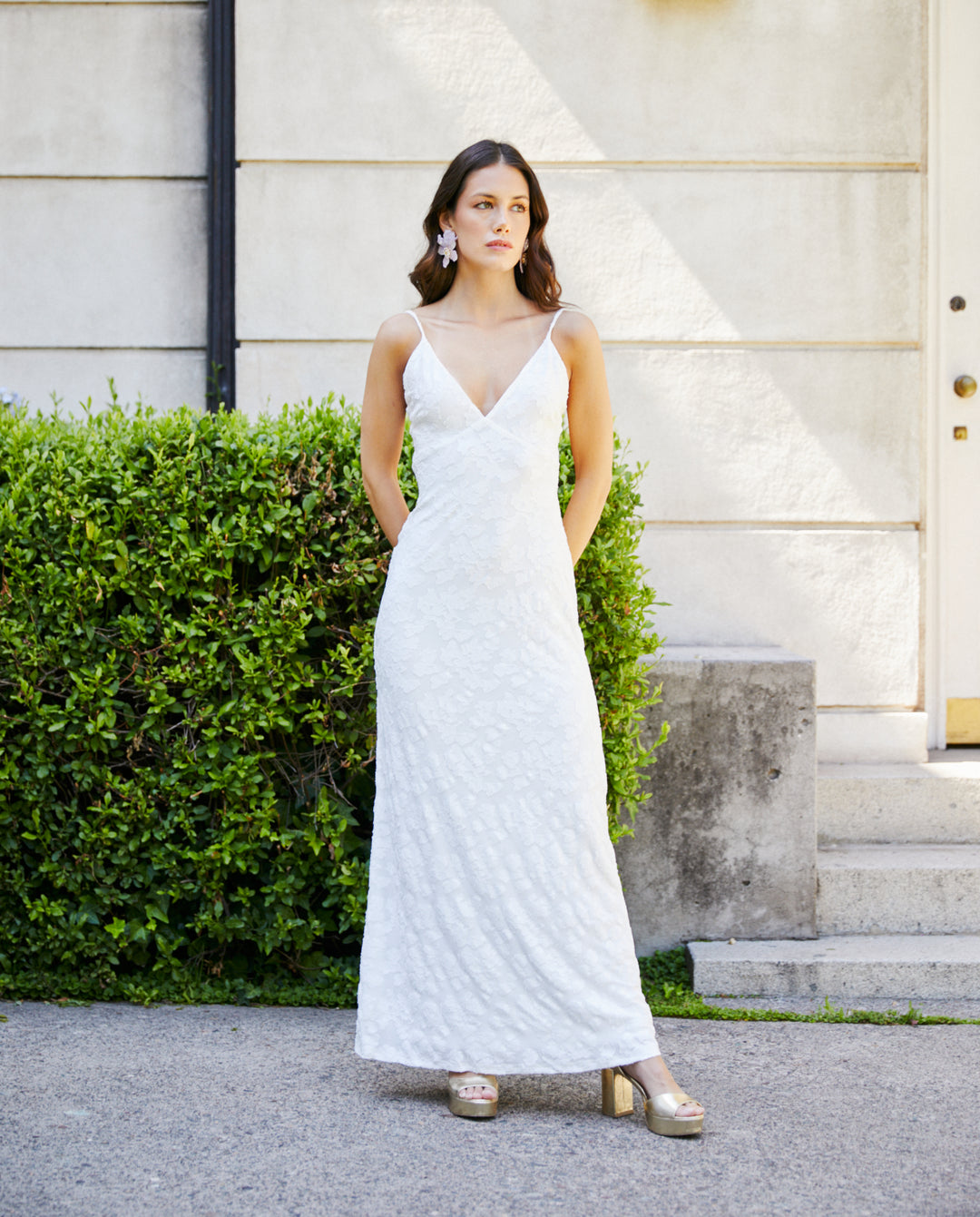 Vestido Largo de Novia Josefa Blanco