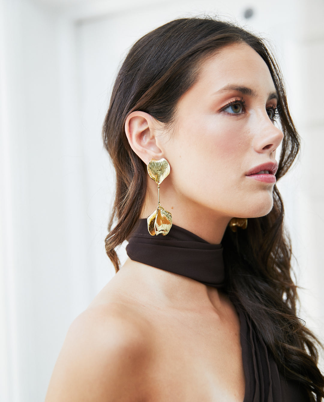 Vestido Largo de Fiesta Anastasia Chocolate