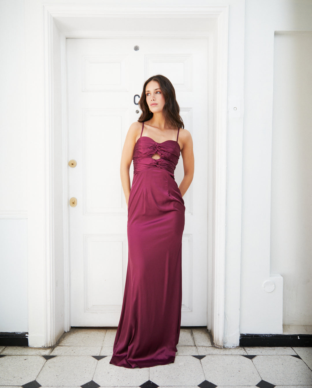 Vestido Largo de Fiesta Zaragoza Morado