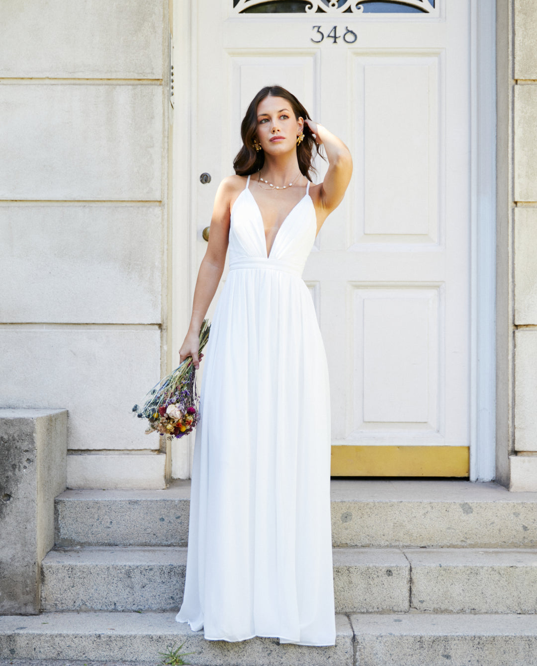Vestido Largo de Novia Laura Gasa Ivory