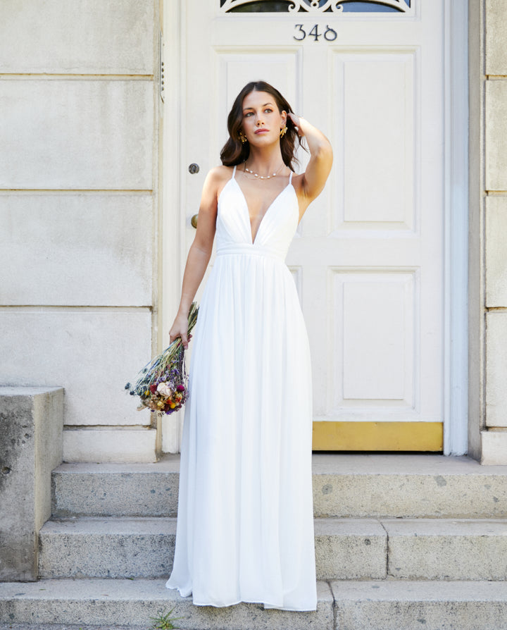 Vestido Largo de Novia Laura Gasa Ivory