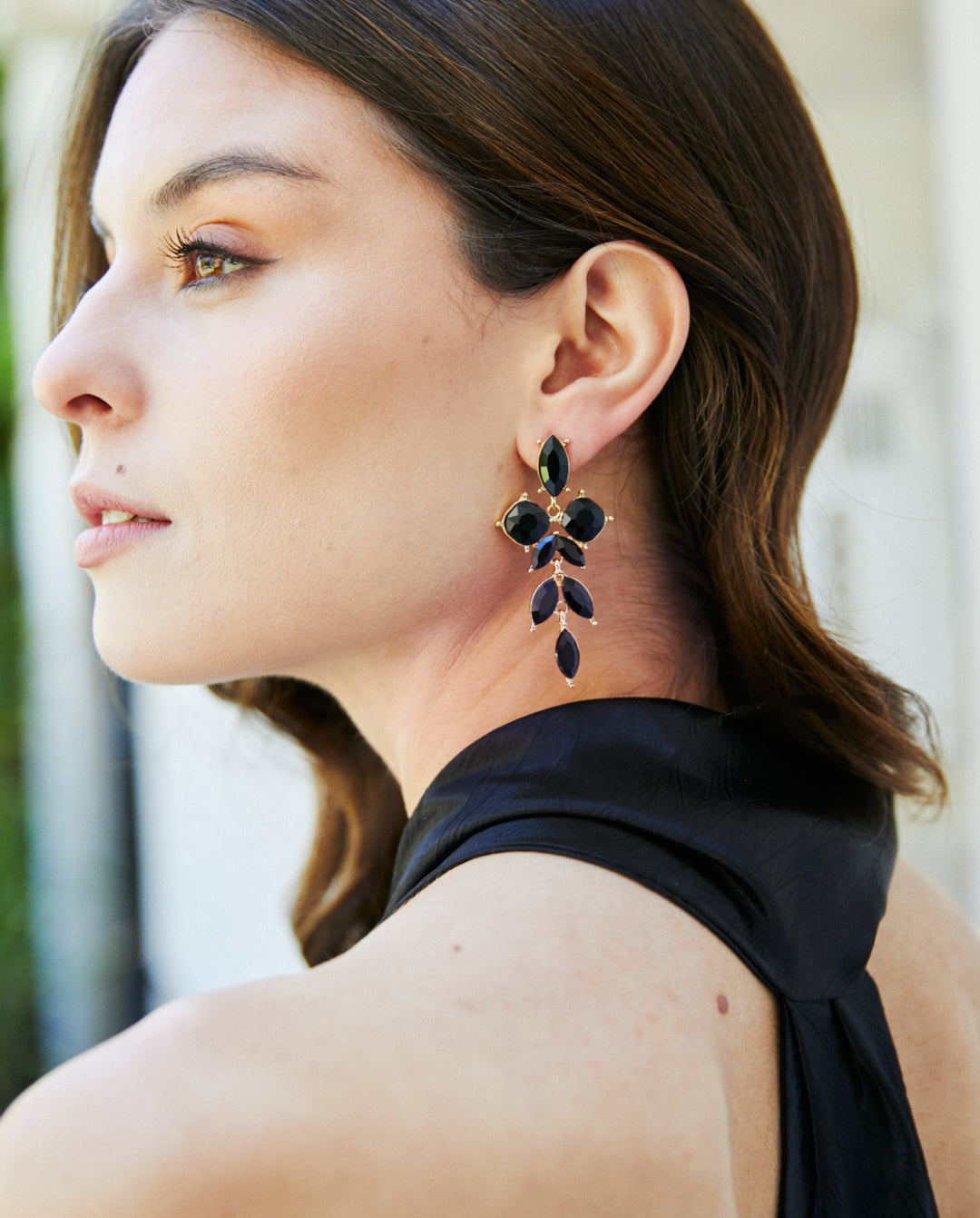 Vestido Largo de Fiesta Lucero Negro