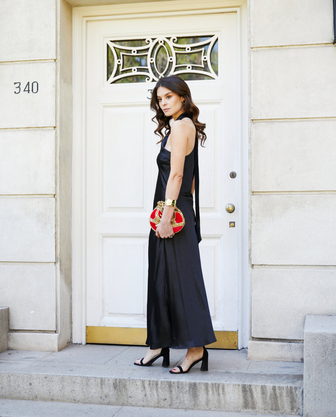 Vestido Largo de Fiesta Lucero Negro