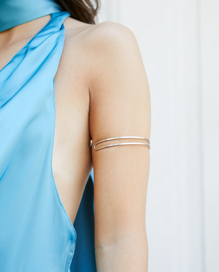 Brazalete de Brazo Rafaella Plateado