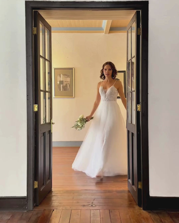 Vestido Largo de Novia Soleil Ivory