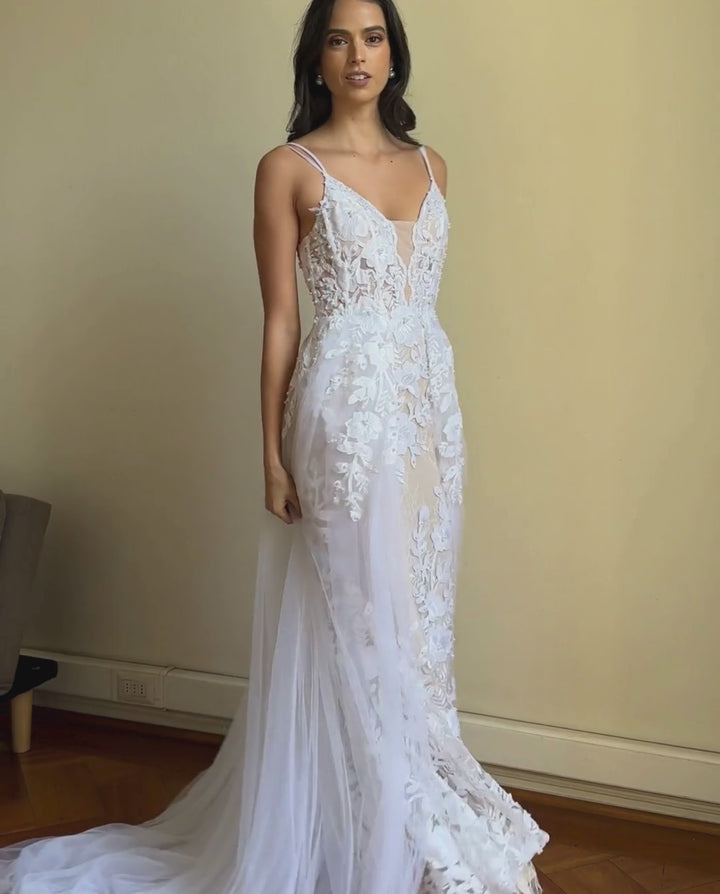 Vestido Largo de Novia Elise