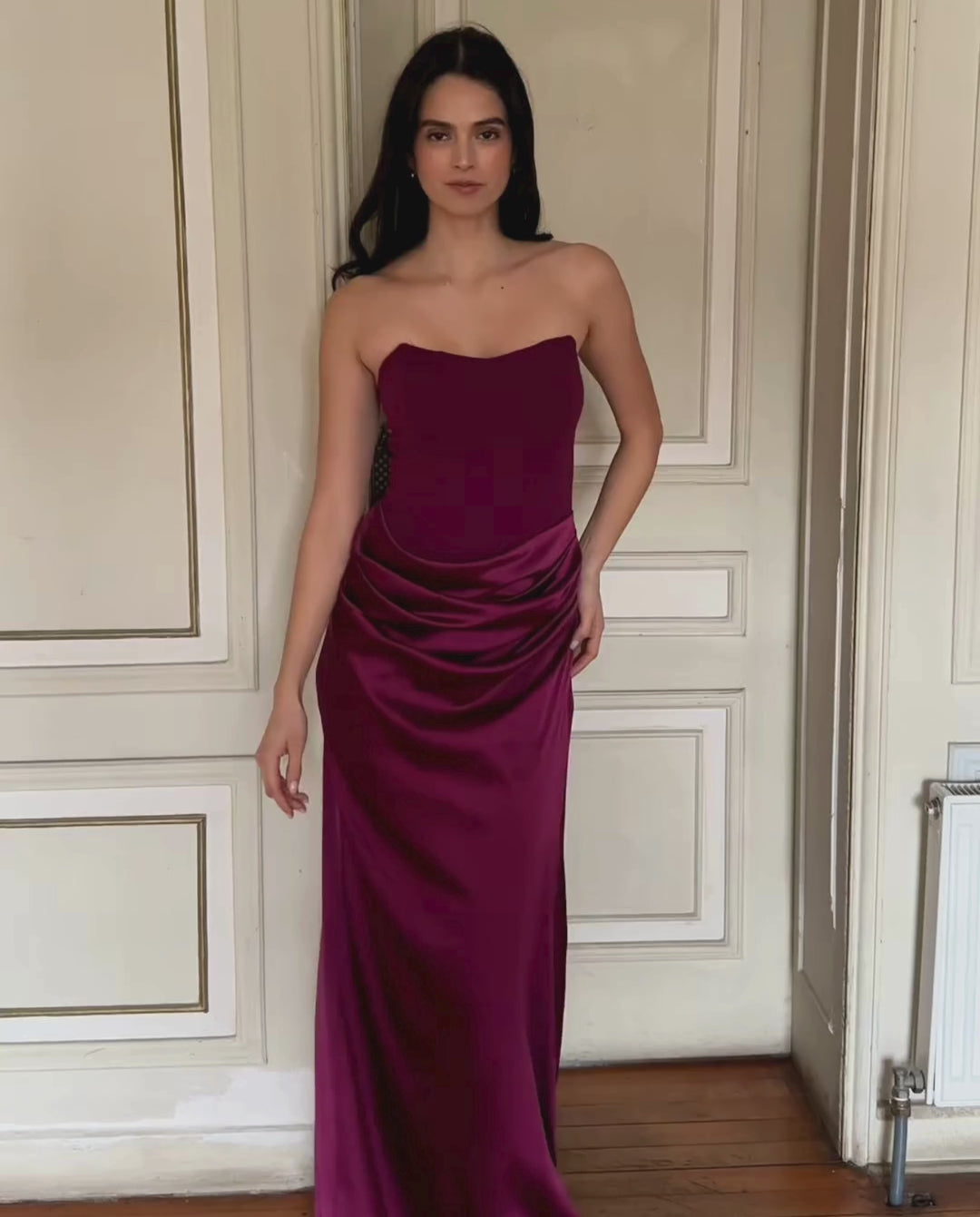 Vestido Largo de Fiesta Ariel Burdeo
