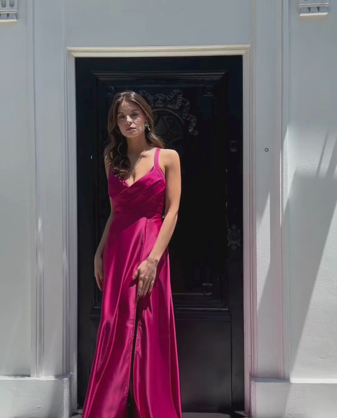 Vestido Largo de Fiesta Bea Cherry