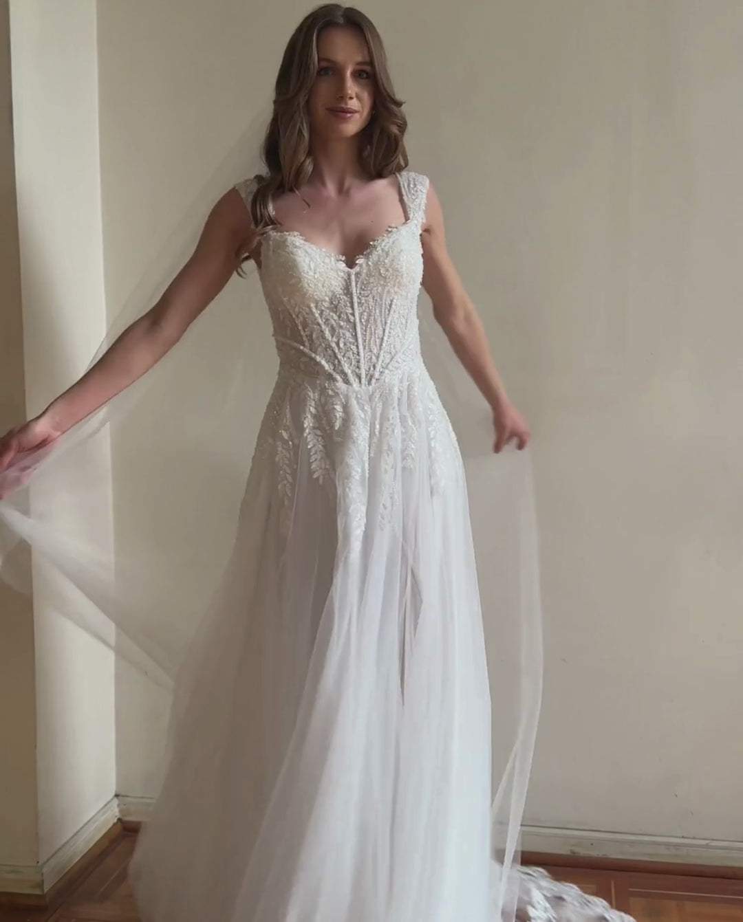 Vestido Largo de Novia Parma Blanco