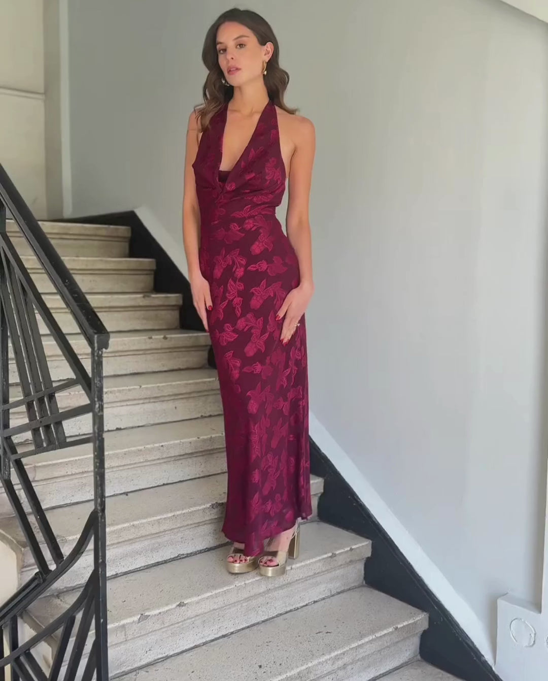 Vestido Largo de Fiesta Romina Burdeo