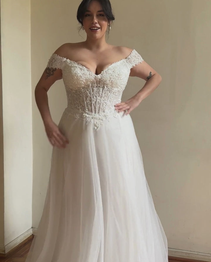 Vestido Largo de Novia Varenna Blanco