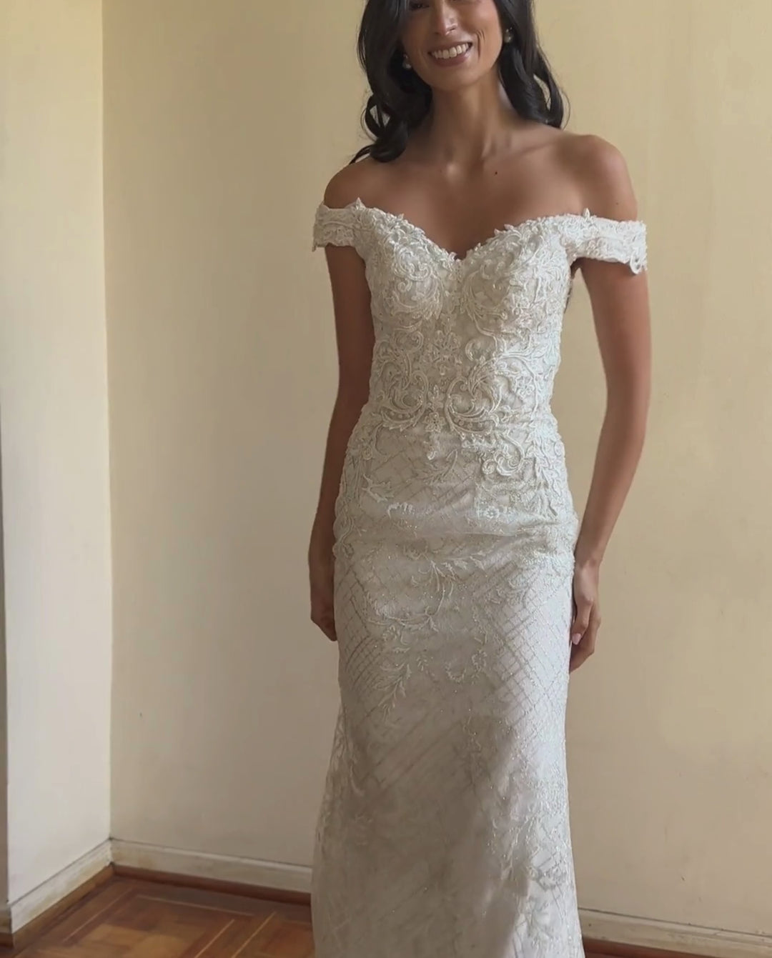 Vestido Largo de Novia Letizia Ivory