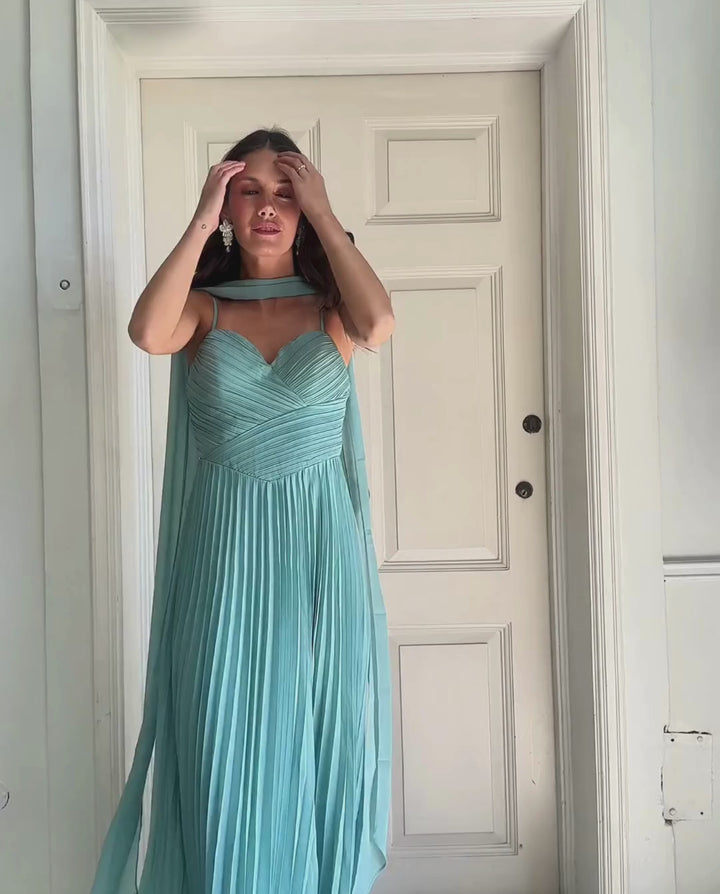 Vestido Largo de Fiesta Milagros Celeste