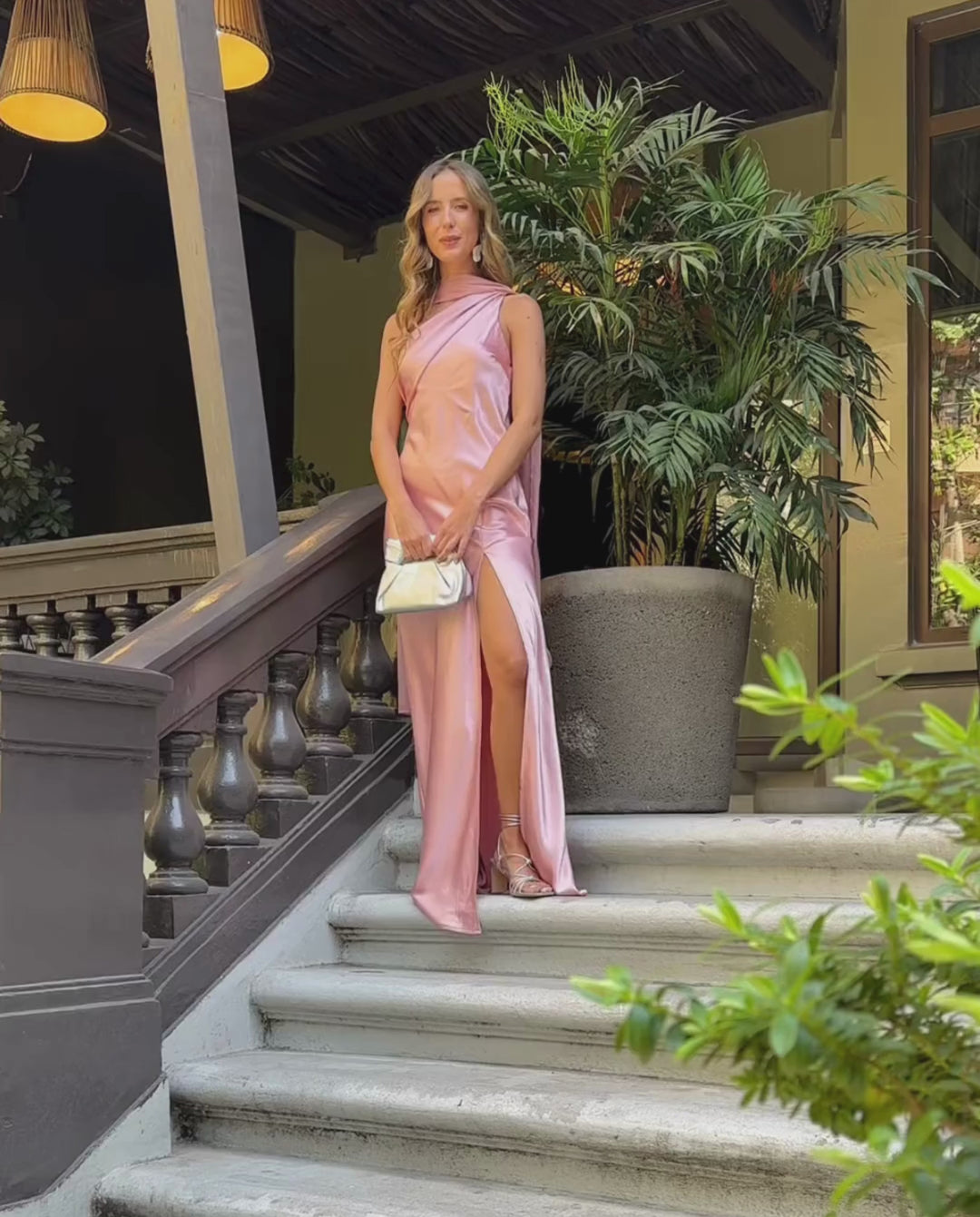 Vestido Largo Dublin Rosado