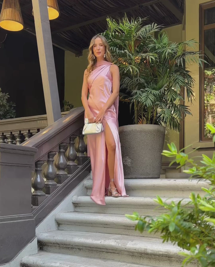 Vestido Largo Dublin Rosado