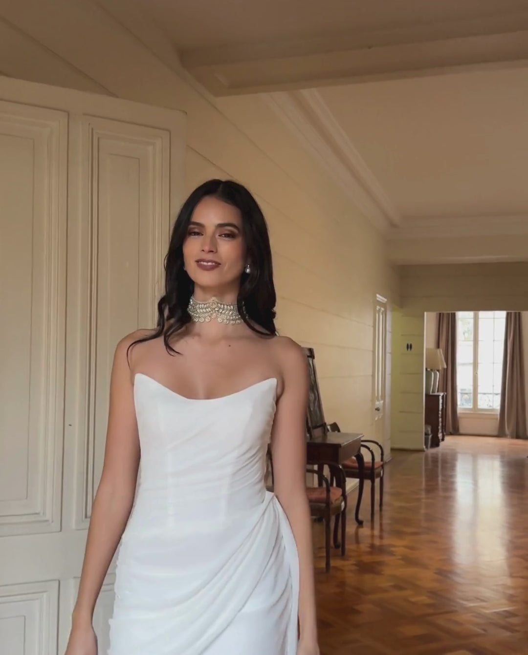 Vestido Largo de Novia Juliette Ivory