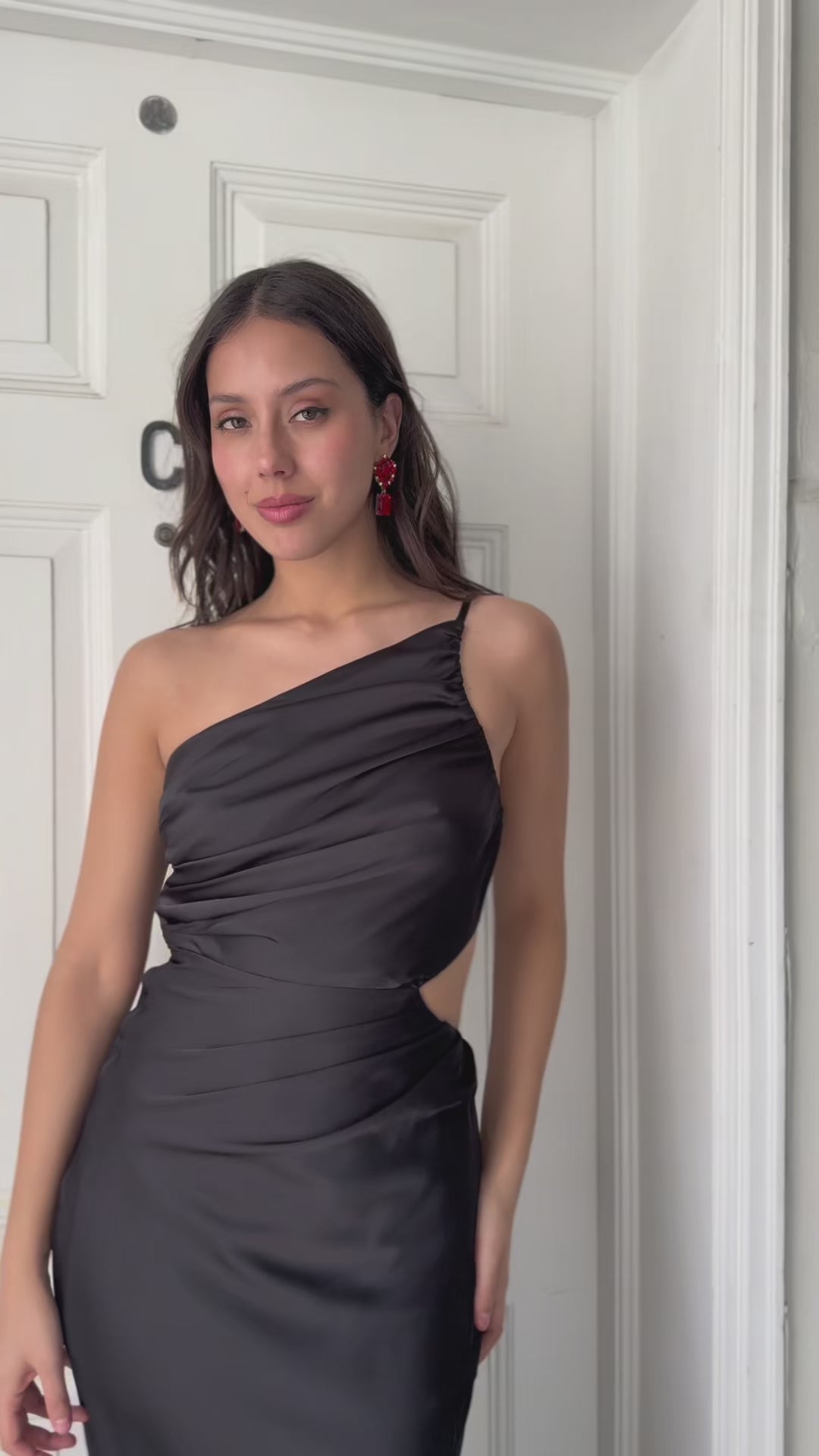 Vestido Largo de Fiesta Dubai Negro