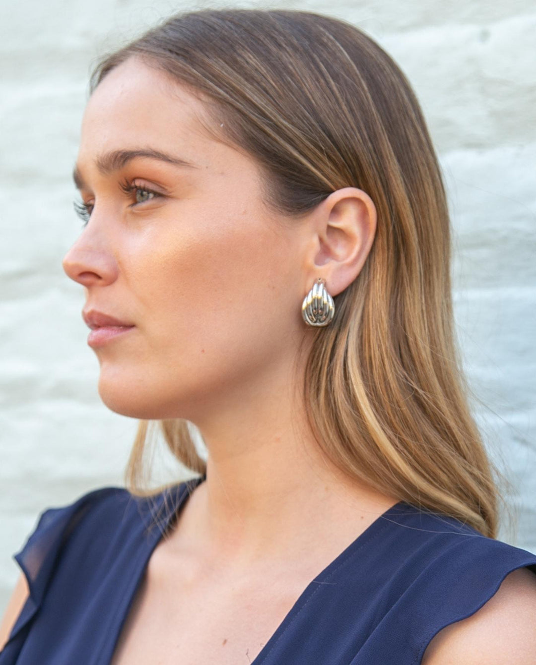 SILVER SNAIL AGUSTINA EARRINGS