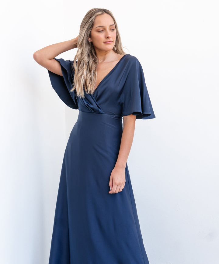 Vestido Largo Irene Azul