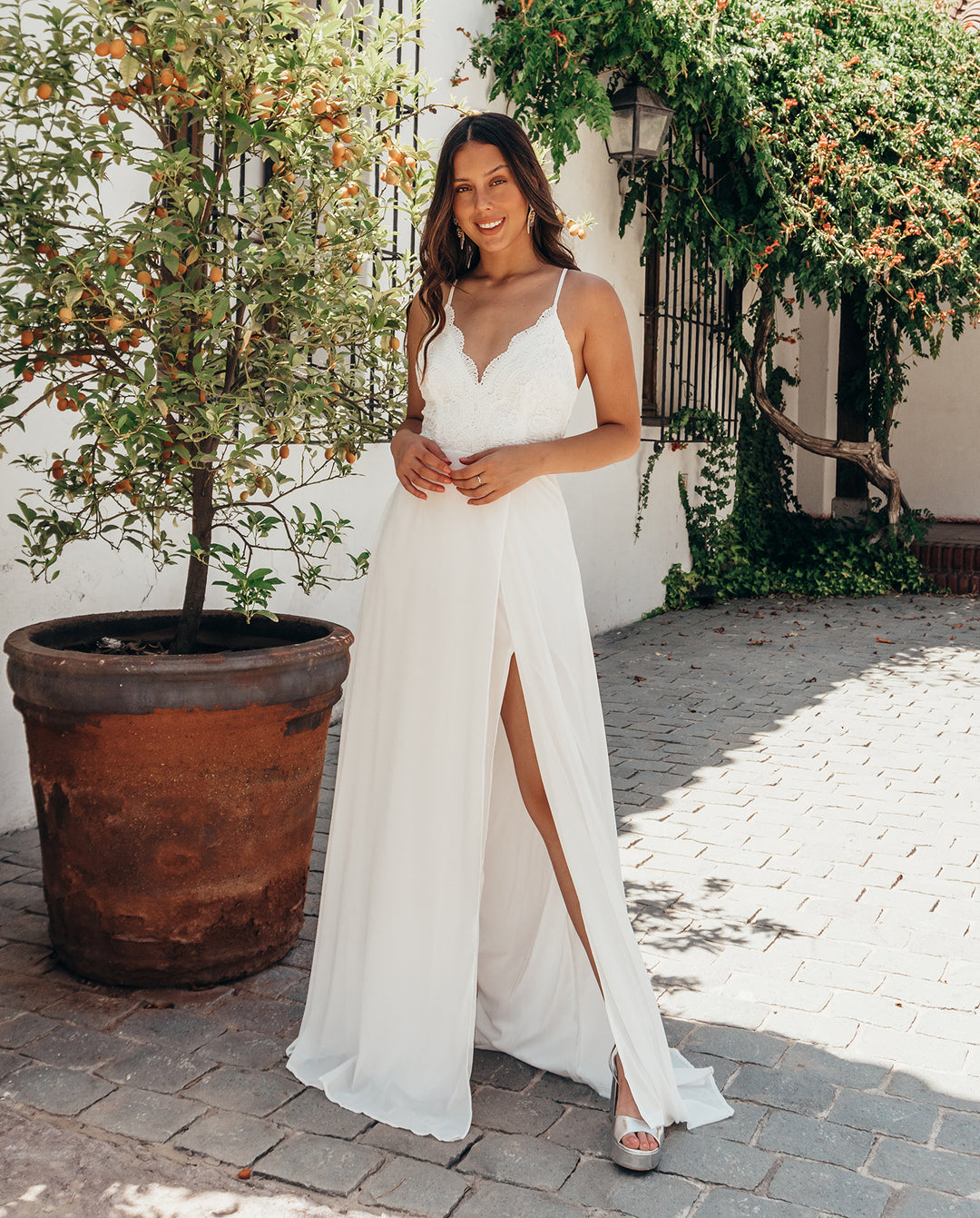 LONG DRESS CAMILA IVORY