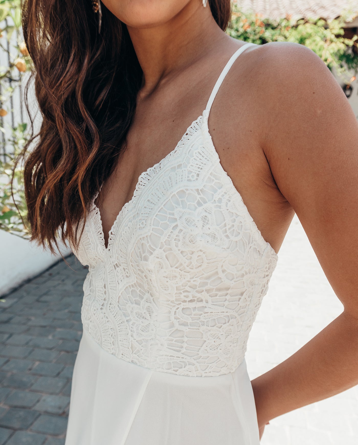 VESTIDO LARGO CAMILA IVORY – MI PLACARD