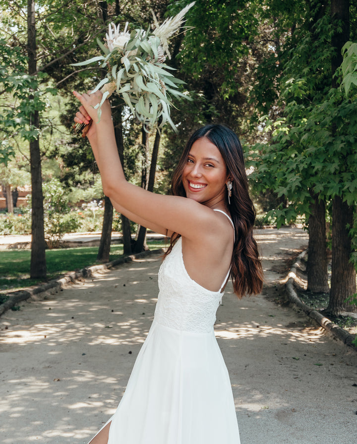 LONG DRESS CAMILA IVORY