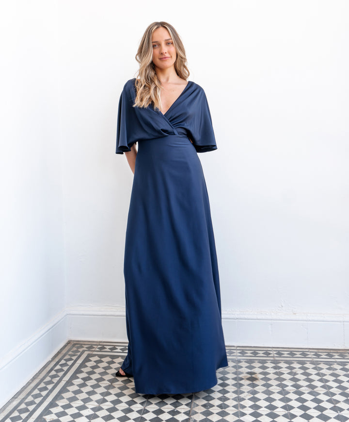 Vestido Largo Irene Azul